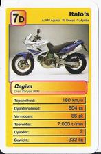 Mok10 motorkaartje 7d cagiva gran canyon 900, Verzamelen, Ophalen of Verzenden, Zo goed als nieuw, Auto's