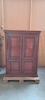 Houten TV-meubel / Kast, Gebruikt, 100 tot 150 cm, Klassiek, Kersenhout