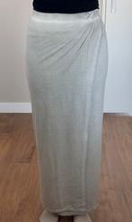 Maxi rok grijs/wit, Ophalen of Verzenden, Maat 36 (S), Grijs, Gedragen