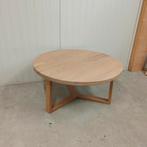 Eiken Ronde Salontafel - verouderde showmodel. D90XH45CM, Gebruikt, 50 tot 100 cm, Modern, Minder dan 50 cm