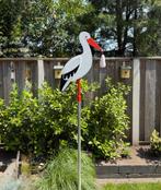 Geboorte ooievaar huren voor baby voor in de tuin of balkon!, Kinderen en Baby's, Ophalen, Nieuw, Geboortebord