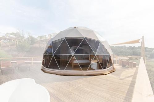 Glamping DOME GLOBE 7-8 meter, Caravans en Kamperen, Tenten, tot en met 4, Nieuw, Ophalen of Verzenden