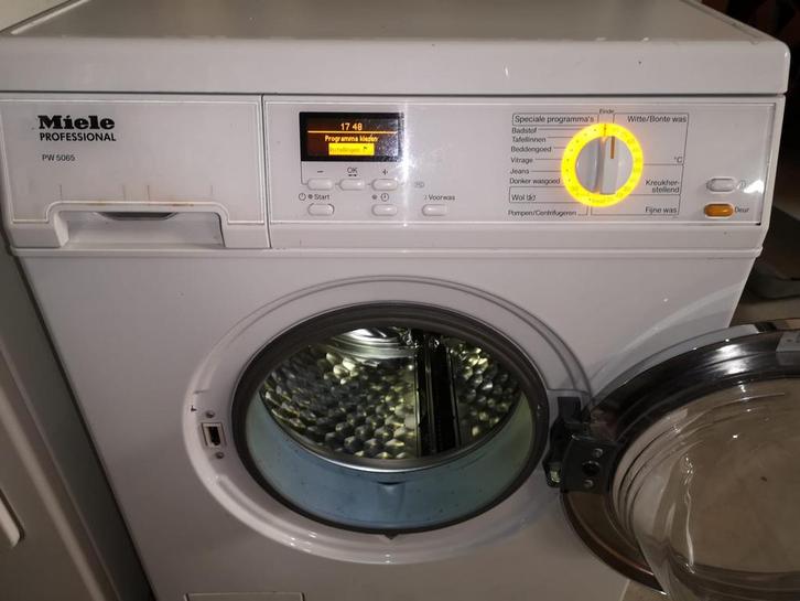 Miele PW 5065 Professionele Wasmachine - 8kg, 1400 toeren, Witgoed en Apparatuur, Wasmachines, Gebruikt, Voorlader, 8 tot 10 kg