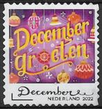 2022, NVPH 4067 - Decemberzegel, December groeten {A218}, Ophalen of Verzenden, Na 1940, Gestempeld