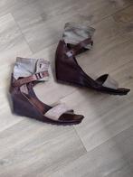 hoge sandalen safari maat 39 bruin camel merk AirStep, Bruin, Zo goed als nieuw, AirStep, Sandalen of Muiltjes
