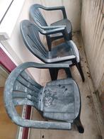 Tuinstoelen - Set van 3, Tuin en Terras, Ophalen, Gebruikt, Plastic, Stapelbaar