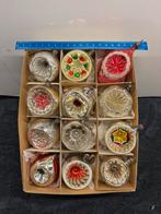 Oude glazen deuk kerstballen, Diversen, Kerst, Ophalen of Verzenden, Zo goed als nieuw