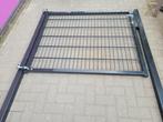 Dsm poort 1430x1250 mm ral 9005, Ophalen, Zo goed als nieuw