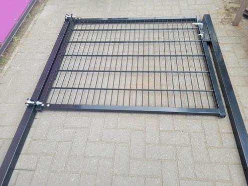 Dsm poort 1430x1250 mm ral 9005, Tuin en Terras, Tuinpoorten, Zo goed als nieuw, Ophalen
