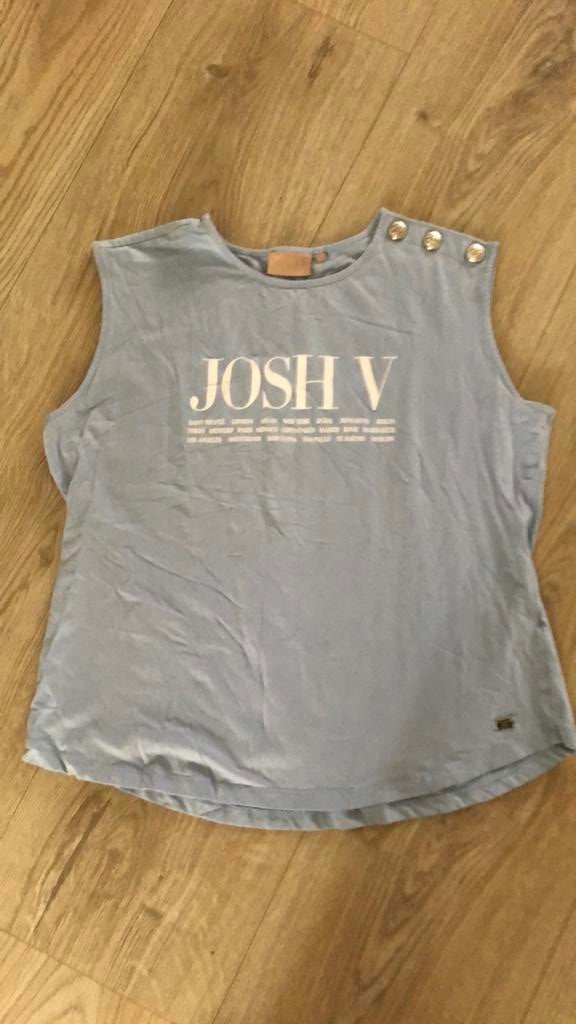 Lichtblauwe top van josh V maat L, Blauw, Maat 42/44 (L), Ophalen of Verzenden, Zo goed als nieuw