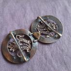 Antieke Ajour Riemgesp Gesp met Bloemmotieven, Verzenden