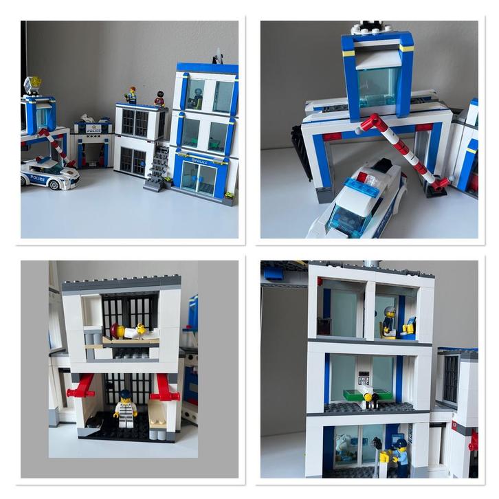 Lego city politiebureau. Met uitbreidingen. Compleet. Lego, Kinderen en Baby's, Speelgoed | Duplo en Lego, Zo goed als nieuw, Ophalen of Verzenden