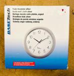 draadloze klok zilver, Ophalen of Verzenden, Nieuw, Wandklok