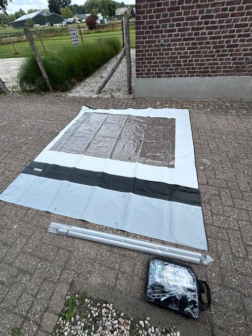 Thule Rain Blocker Side inclusief stormbanden set, Caravans en Kamperen, Kampeeraccessoires, Zo goed als nieuw, Ophalen of Verzenden