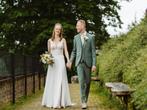 Amelie trouwjurk met speelse touch, Ophalen, Zo goed als nieuw, Wit, Trouwjurk