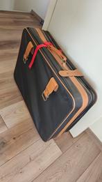 Vintage koffer, Sieraden, Tassen en Uiterlijk, Koffers, Ophalen, Gebruikt, Leer