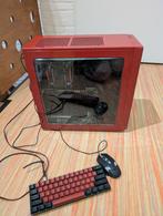 Gaming PC in Red, Computers en Software, Desktop Pc's, Ophalen, Gebruikt, 2 TB, AMD Ryzen 7