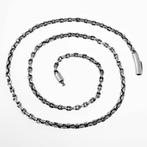 67cm 4,5mm Ketting Mat Zilverkleur Antiek Staal Koffieboon, Sieraden, Tassen en Uiterlijk, Kettingen, Overige materialen, Birgitta-Gracht 33, 6465 EL Kerkrade, Nederland
