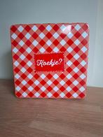Mooi vierkant koekblik Verkade, Verzamelen, Ophalen of Verzenden, Zo goed als nieuw, Koek(jes), Verkade