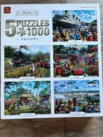Classic collection 5 puzzels in 1 doos, Hobby en Vrije tijd, Denksport en Puzzels, Ophalen of Verzenden, 500 t/m 1500 stukjes