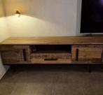 Houten TV meubel lamulux - 175x48x60 cm, Ophalen of Verzenden, 25 tot 50 cm, 150 tot 200 cm, Minder dan 100 cm