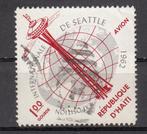 Haiti met een hoge toren 1962, Verzenden, Gestempeld, Zuid-Amerika