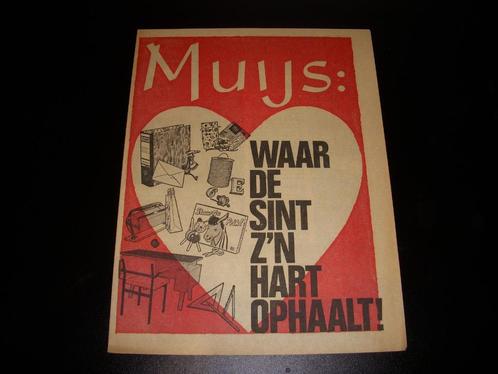 Leuke jaren 60 folder Sinterklaas, Muijs Haarlem, Diversen, Sinterklaas, Ophalen of Verzenden