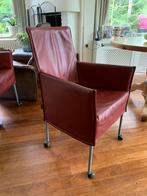 L’Ancora Collection - 4 leren eetkamer stoelen!, Huis en Inrichting, Vier, Leer, Zo goed als nieuw, Ophalen