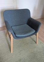 Vedbo fauteuil Ikea - blauw, Huis en Inrichting, Stoelen, Ophalen, Gebruikt, Blauw, Eén