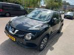 Nissan Juke 1.6L 117pk 2015 Zwart 118500 kmNL AUTO NEW APK, Auto's, Nissan, Euro 5, 4 cilinders, Adaptive Cruise Control, Zwart