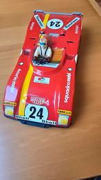 Oude blikken ferrari auto. Lemans., Ophalen of Verzenden