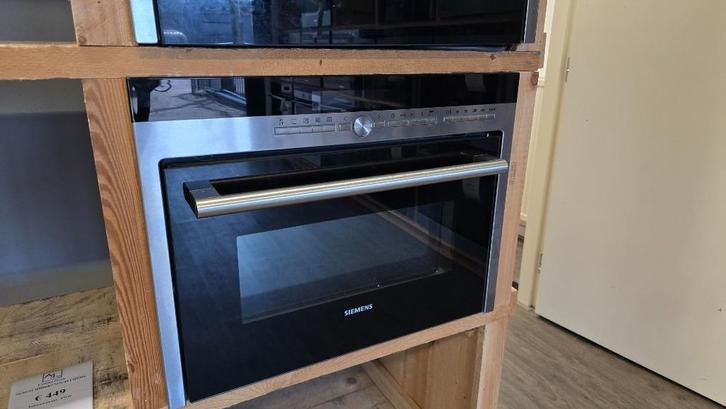 Siemens inbouw combi-oven HB86K575N, Witgoed en Apparatuur, Ovens, Refurbished, Inbouw, Oven met grill, 45 tot 60 cm, 45 tot 60 cm