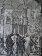 Gravure begrafenisstoet Philip II 1598 E. Boucquet 1699, Antiek en Kunst, Verzenden