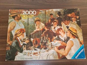Auguste Renoir kunst Le Déjeuner des Canotiers 2000 stukjes beschikbaar voor biedingen