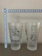 Longdrink glazen Mickey Mouse Disney, 2 stuks, Verzenden, Zo goed als nieuw, Frisdrankglas