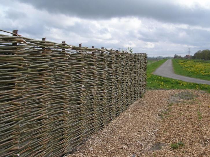 wilgentenenschutting natuurlijke afscheiding vervangen haag, Tuin en Terras, Schuttingen, Nieuw, Hout, Minder dan 3 meter, Ophalen of Verzenden