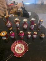 Limoges Miniatuur Porselein Set - Handbeschilderd, Ophalen of Verzenden
