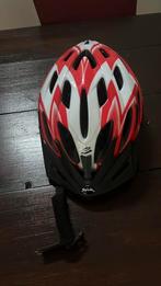 Rood witte fietshelm maat S/M, Ophalen, M, Zo goed als nieuw, Spuik