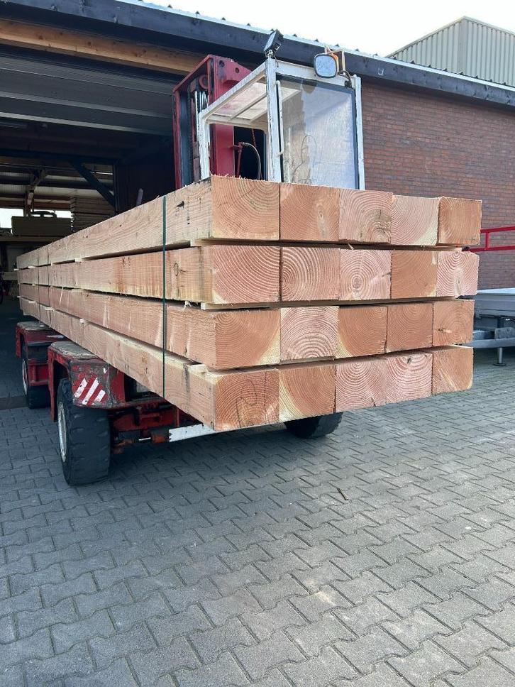 Douglas fijn bezaagd 150x200 | 15x20 Balken Liggers Palen, Tuin en Terras, Palen, Balken en Planken, Nieuw, Balken, 250 cm of meer