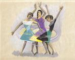 Gertie Jansen aquarel "Dansen de Hoela Hoep", Ophalen