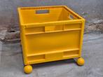 vintage ikea kratten märd op wielen 2 rood 1 blauw 1 geel, Ophalen, Gebruikt, Minder dan 35 cm, Minder dan 50 cm