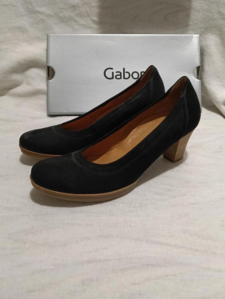 1416 NIEUW Gabor pump zwart maat 38.5, Kleding | Dames, Schoenen, Nieuw, Pumps, Zwart, Ophalen of Verzenden