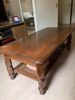 Mooie massief donker eiken salontafel | ophalen in Oss, Ophalen, Gebruikt, 100 tot 150 cm, 50 tot 100 cm