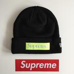 Zwarte supreme box logo uit 17fw tasje sticker muts beanie, Kleding | Heren, Nieuw, Ophalen of Verzenden