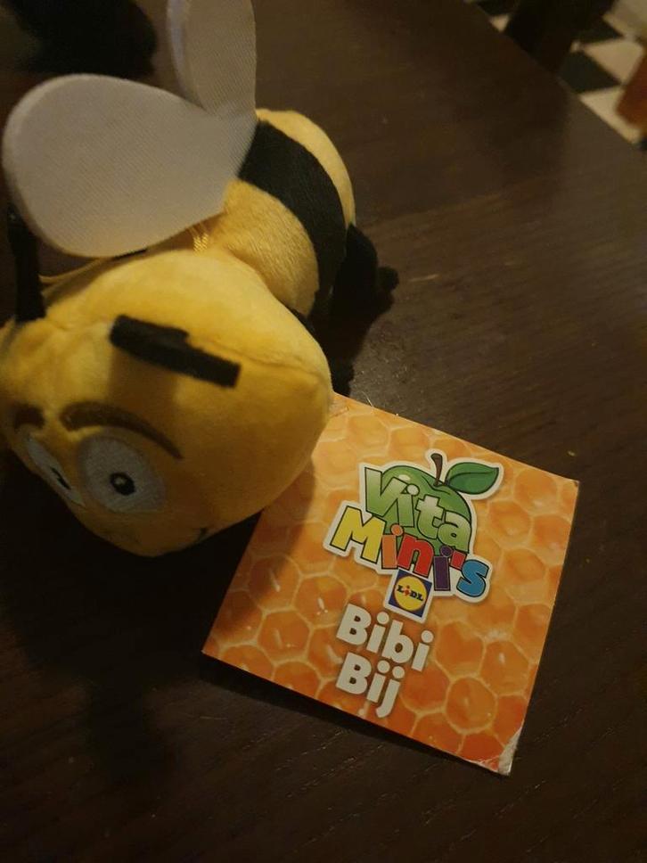 Vitamini's Bibi Bij knuffel Lidl, Kinderen en Baby's, Speelgoed | Knuffels en Pluche, Nieuw, Overige typen, Ophalen of Verzenden