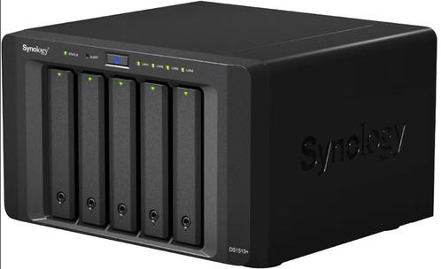 Synology NAS 1513+ 2x 4 TB schijven, Computers en Software, NAS, Zo goed als nieuw, Ophalen of Verzenden