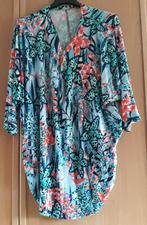 Tuniek met bloemen motief maat XL, Ophalen of Verzenden, Zo goed als nieuw, Maat 46/48 (XL) of groter, Overige kleuren