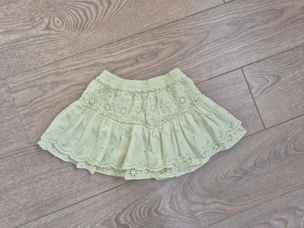 Lime skort. 140, Zo goed als nieuw, Zara, Jurk of Rok, Verzenden