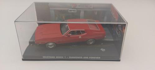 #13 Ford Mustang Mach 1 James bond auto met boekje, Hobby en Vrije tijd, Modelauto's | 1:43, Nieuw, Auto, Universal Hobbies, Verzenden
