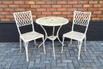 Aluminium bistro set, Tuin en Terras, Ophalen, Aluminium, 2 zitplaatsen